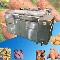 Fabrieksdirect verkochte paarse aardappel-, yam- en cassave-schiller en -wasser, groenteschilmachine