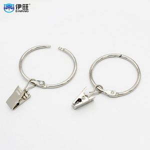 OEM Accept <b>Shower</b> Curtain Fixing Clip Drapery Curtain Rings Curtain <b>Hooks</b> With Clips - Product Image 4