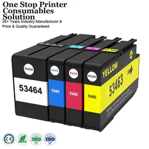 INK-POWER 53461 53462 53463 53464 Cartridge IJ Tinta InkJet Kompatibel Warna Premium untuk Primera LX1000 LX2000 Pencetak Label