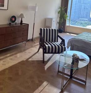 Poltrona Richard Stile Europeo in Legno Massello. Arredamento Moderno <span class=keywords><strong>per</strong></span> la Casa, Divano Singolo, Sedia Lounge. Sedie da Soggiorno - Product Image 4