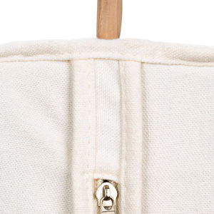 नए फैशन कस्टम मुद्रित कपास परिधान बैग व्यक्तिगत शादी की पोशाक डस्टप्रूफ लिनन जिपर को बंद करना - Product Image 5