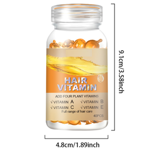 Capsules capillaires avec 4 couleurs Huile de croissance des cheveux Sérum de traitement à la kératine <span class=keywords><strong>Vitamine</strong></span> A C E Sérum de soin des cheveux hydratant - Product Image 2