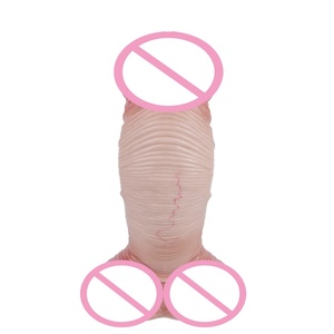 Dildo épais et long à double densité avec quille flexible et pliable, grand et réaliste, jouet sexuel anal incurvé pour hommes et femmes - Product Image 5
