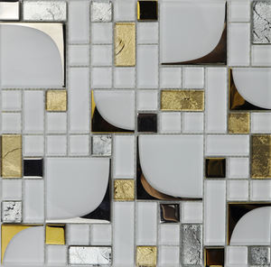 Mosaïque de verre de forme carrée brillante, à bas <span class=keywords><strong>prix</strong></span> - Product Image 2