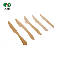 Couteau jetable en bois cuisine pleine taille sculpture enfants facile et pratique