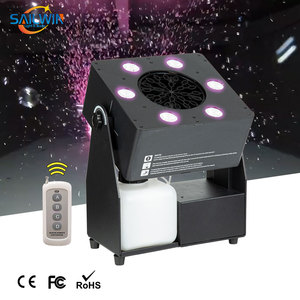 DJ LED Super <span class=keywords><strong>Bubble</strong></span> <span class=keywords><strong>Machine</strong></span> DMX512 remoto 6 uds 4W RGBW LED efecto automático boda burbuja soplado equipo de iluminación de escenario - Product Image 1