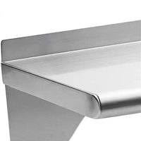 Fregadero Comercial de Acero Inoxidable VanSenk, Modelo GQB-1030, de Una Sola Capa, para Montar en la Pared, para Restaurantes, Hoteles y Hogares