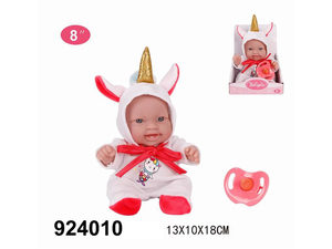 Poupée en PVC de haute qualité pour bébé, jouet mignon pour nouveau-né, 8 pouces, poupées saines à vendre, jouets pour filles - Product Image 3