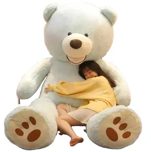 1/1.3/1.6/2/2.6/3.4m Factory customization Hot selling soft unstuffed plush toy huge teddy bear giant soft toy skin