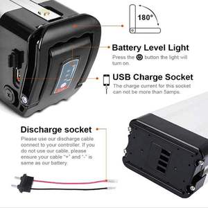 แบตเตอรี่ลิเธียมไอออนแบบกำหนดเองสำหรับจักรยานไฟฟ้า รุ่น Sliver Fish 36V 48V 52V 13Ah 15Ah 17.5Ah 20Ah - Product Image 3