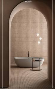 Bañera de lujo independiente de hormigón vietnamita para inmersión profunda, bañera de cemento GFRC para proyectos de hoteles y resorts, precio directo de fábrica - Product Image 4