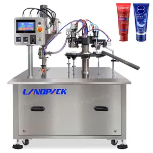 Máquina de llenado y sellado de tubos suaves de loción, Manual semiautomático, para crema de manos y Gel