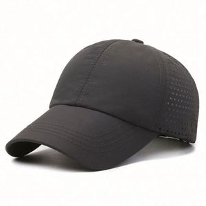 2024 Wholesale Spring Summer Laser Hole Baseball Cap Outdoor Sport Quick Dry Women's Baseball <b>Hats</b> - Product Image 1