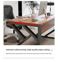 Bureau d'ordinateur moderne et décontracté Petit établi en bois simple pour l'étude Chambre à coucher Maison Bureau Table à écrire Panneau Style bois