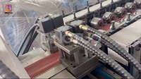 Machine de formage de rouleaux pour connecteurs flexibles de ventilation de système CVC, extraction de poussière