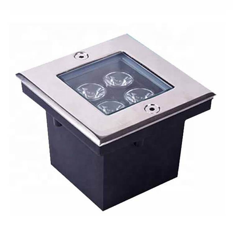 4 Вт RGB LED подземный свет утопленный пол земной Двор Путь пейзаж лампа квадратный Led подземный свет