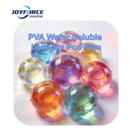 Film soluble dans l'eau en PVA transparent Joyforce pour les capsules de lessive, scellage robuste, respectueux de l'environnement, fabrication OEM ODM disponible