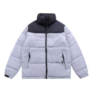 Chaqueta de Invierno Unisex de Marca de Diseñador, Chaqueta Acolchada Transpirable para Hombre y <span class=keywords><strong>Mujer</strong></span>, Chaqueta de Algodón <span class=keywords><strong>North</strong></span> Faces con Cierre de Cremallera, Talla Grande, Estilo Hip Hop - Product Image 3