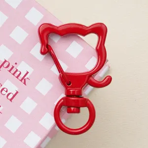 Bán Buôn Chất Lượng Cao Mèo Hình Dạng Vòng Clasp Kim Loại Snap Hooks Cho Túi Treo Mặt Dây Chuyền Charms DIY Móc Chìa Khóa Kết Nối Clasp Hooks