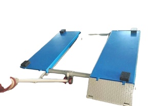 Elevador <span class=keywords><strong>de</strong></span> Tijera Hidráulico Eléctrico <span class=keywords><strong>de</strong></span> Dos Postes y Doble Cilindro con Certificación CE, 3500 kg, para Uso en Talleres Automotrices - Product Image 3