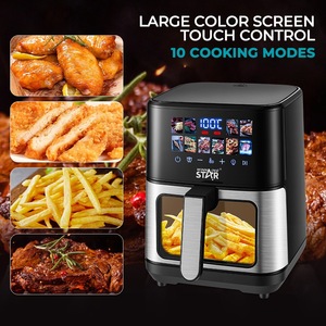 Winningstar 4.2L Air Fryer Digital Touchscreen Multifunctional For Fries Meat <b>Egg</b> Tarts - Product Image 3