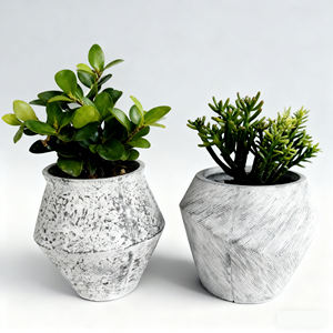 <span class=keywords><strong>Maceta</strong></span> de Flores de Óxido de Magnesio MGO, Estilo Vintage, Color Blanco Camel, Transpirable, Ligera, Ecológica, para Jardín y Hogar - Product Image 3