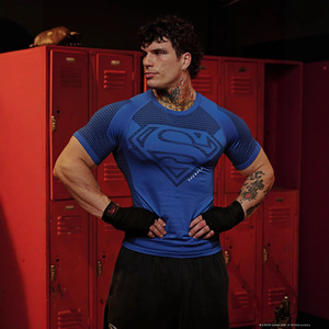 T-shirt Homme YOUNGLA Style Américain Nouvelle Collection Été Coupe Slim, Sport, Fitness, <span class=keywords><strong>Course</strong></span> à <span class=keywords><strong>Pied</strong></span>, Entraînement, Séchage Rapide Manches Courtes - Product Image 1