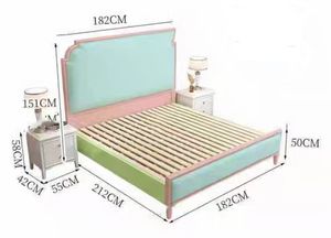 <span class=keywords><strong>Lit</strong></span> doux en chêne européen classique Chambre à coucher classique Lits en bois King Oak Ensemble <span class=keywords><strong>de</strong></span> meubles <span class=keywords><strong>de</strong></span> chambre à coucher classiques pour villa <span class=keywords><strong>Maison</strong></span> avec tabouret - Product Image 5