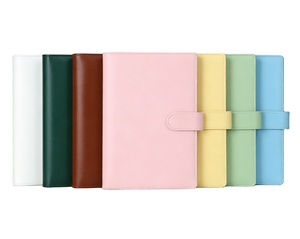 Carnet A5 avec reliure à 6 anneaux argentés de 2 cm, organiseur personnel à feuilles mobiles au design élégant - Product Image 1