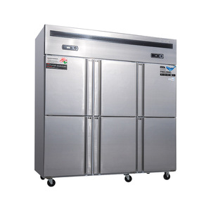 Congelador Comercial para Bebidas, Frutas y Verduras, Refrigerador de Supermercado, Gabinete de Conservación de Frescura, Cuatro/Seis <span class=keywords><strong>Puertas</strong></span>, Acero Inoxidable, Digital - Product Image 5