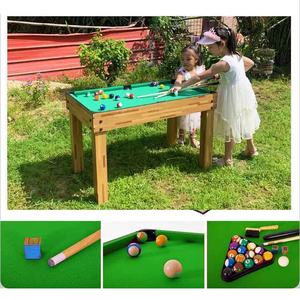 Nhà Máy Trực Tiếp Bán Giá Tốt 10 Trong 1 4ft Kid Của Chơi Trong Nhà Đa Chức Năng Trò Chơi Bida Bảng - Product Image 3