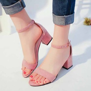 Sandalias de tacón Mujer 2024 Zapatos de mujer elegantes con tacones bajos Diseñador de lujo Tacón de bloque Sexy Productos más vendidos - Product Image 4