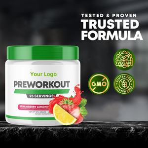 Ingredienti puliti e potenti integratore alimentare integratore alimentare sportivo con sapore naturale <span class=keywords><strong>Pre</strong></span>-allenamento in polvere - Product Image 4