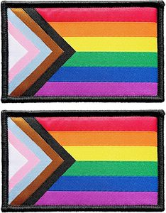 股票刺绣同性恋骄傲LGBT双性恋骄傲徽章贴片，带钩环 - Product Image 5