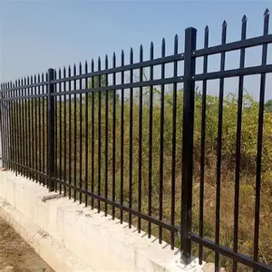 Panneau de clôture <span class=keywords><strong>tubulaire</strong></span> en fer thermolaqué pour ranch/jardin, garde-corps de sécurité - Product Image 3