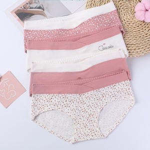 Sous-vêtements de <span class=keywords><strong>grossesse</strong></span> en coton, slip <span class=keywords><strong>taille</strong></span> basse, <span class=keywords><strong>culotte</strong></span> de maternité pour femme enceinte, - Product Image 4