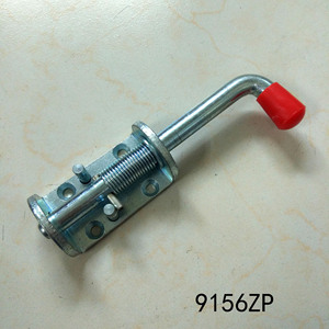 Heavy-duty Pull Bolt Iron Zinc Plated C-C40 28.5 Industrial <b>Door</b> Latch <b>Spring</b>-loaded - Product Image 2