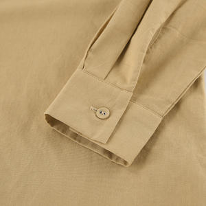 Enyami 100% pamuk yaz sonbahar rahat 2 parça V boyun düğmesi uzun kollu gömlek geniş bacak pantolon eşleşen kıyafetler kadın setleri - Product Image 6