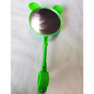 Espejo retrovisor para bicicleta de niños, espejo plano de plástico con soporte para manillar ajustable, accesorios para bicicleta de niños, multicolor - Product Image 2