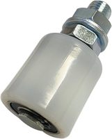Support de rouleau de guidage pour portail coulissant, rouleau en nylon pour portes coulissantes