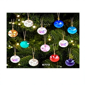 ลูกบอลแก้วทรงกลมหลากสีเครื่องประดับสำหรับตกแต่งต้นคริสต์มาส - Product Image 1