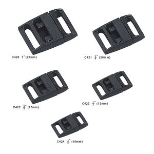 Boucle en plastique noir pour sac, lanière, <span class=keywords><strong>soutien</strong></span>-<span class=keywords><strong>gorge</strong></span>, fermoir de sécurité amovible, pour ceinture en plastique, accessoires - Product Image 5