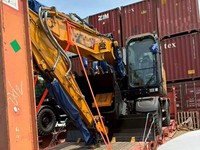Wheel Excavator SY155W Original Genuine Product 13Ton with 0.6m³ Rock Bucket for Sale