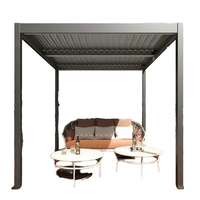 Pergola Bioclimatique Motorisée en Aluminium, Résistante à la Corrosion, Installation Facile, Toit à Lames Orientables, Idéale pour Jardin et Cour – Meilleure Vente au Royaume-Uni
