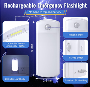Chargeur sans fil à induction, veilleuse multifonctionnelle, blanc neutre, IP20, AC 85-265V, mini article FDI M912 - Product Image 2
