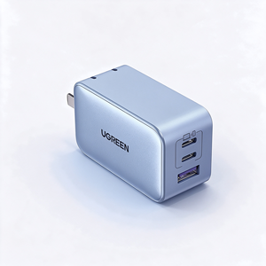 Cargador GaN Plegable UGREEN de 65W 2C1A con 3 Puertos de Carga Rápida CD244, Adaptador de Pared para Laptop, Teléfono y Tablet - Product Image 2