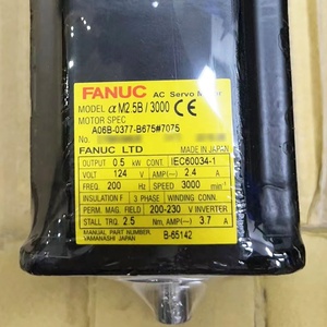 A06B-0377-B575 # Accessoires du système de machine FANUC 7075, moteur d'origine neuf avec garantie d'un an - Product Image 4