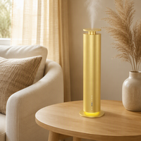 Diffuseur de parfum portable en aluminium 120 ml rechargeable, contrôlé par application, télécommande tactile, ultra-silencieux 34 dB, pour la maison, le bureau, l'hôtel, cadeau