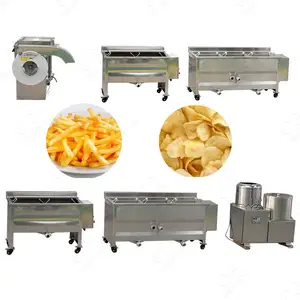 Fábrica de equipamentos máquinas de fábrica gelado fritas francesas frescas linha de produção doce batatas fritas fazendo preço da máquina