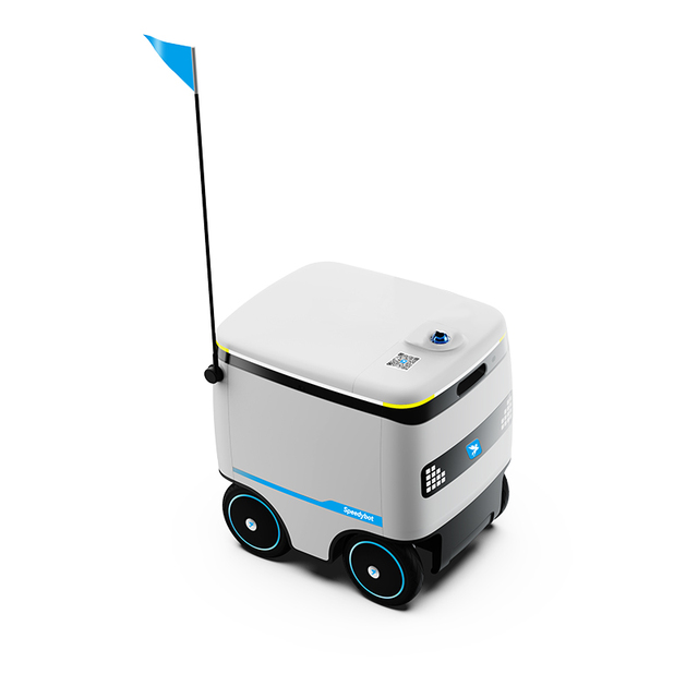 Factory Hot Sale Last Mile Delivery Robot Outdoor Self Driving Automated Logistic Delivery Robot